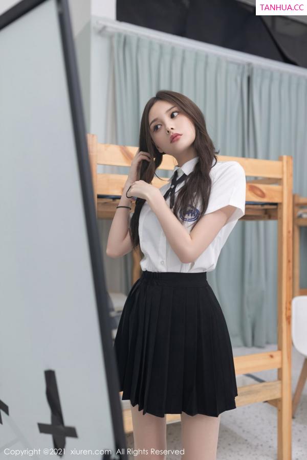 小夕juju  宅男女神王心怡 清纯秀美的校服第19张图片